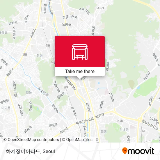 하계장미아파트 map