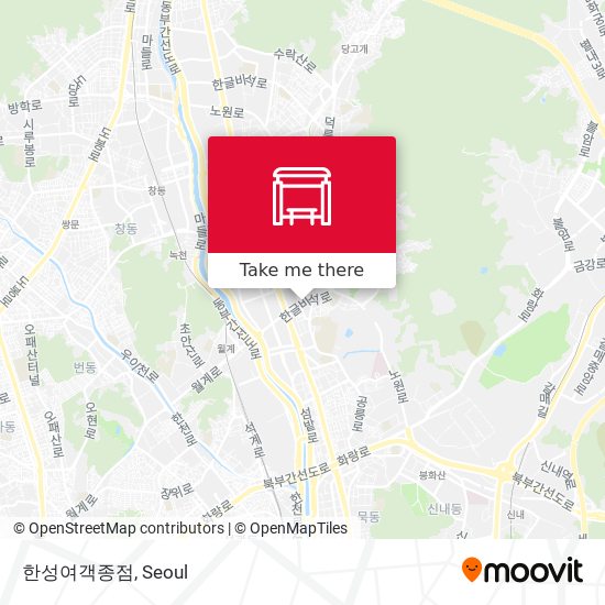 한성여객종점 map
