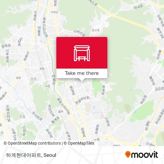 하계현대아파트 map