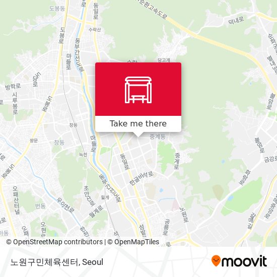 노원구민체육센터 map