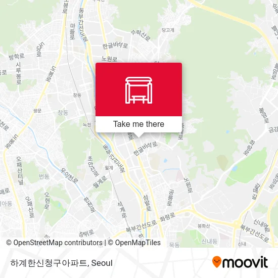 하계한신청구아파트 map