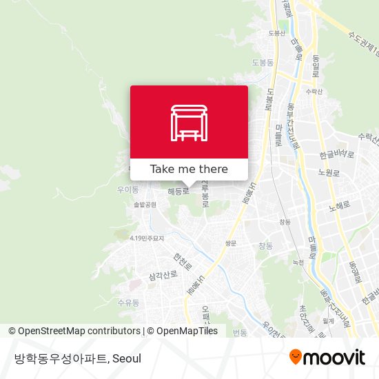 방학동우성아파트 map