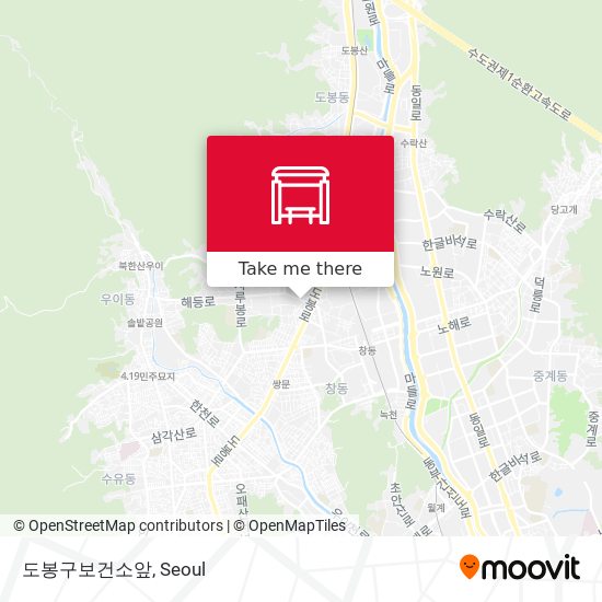 도봉구보건소앞 map
