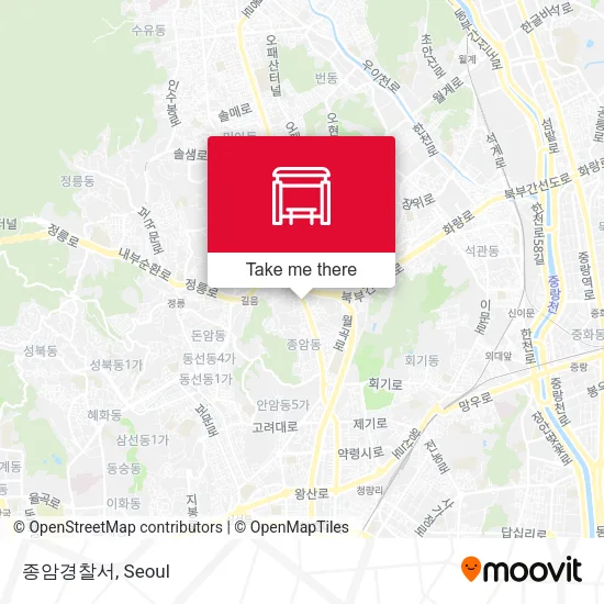 종암경찰서 map