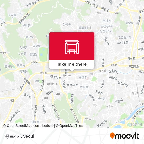 종로4가 map