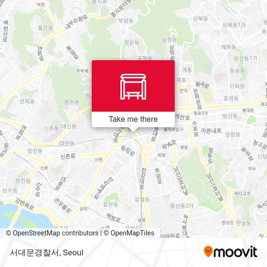 서대문경찰서 map