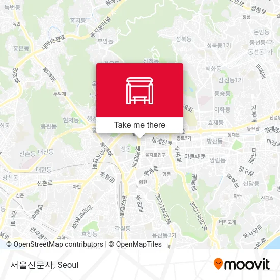서울신문사 map