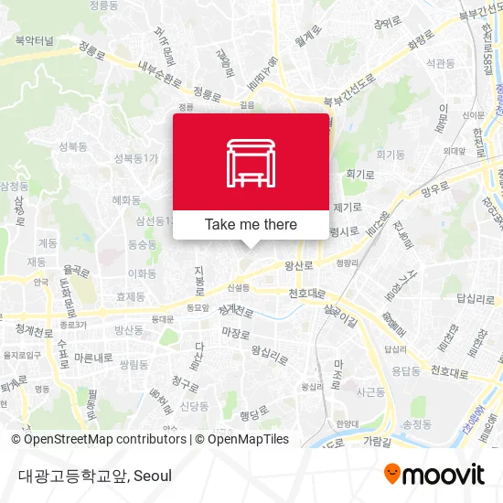 대광고등학교앞 map