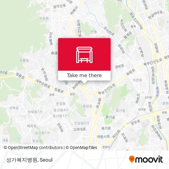 성가복지병원 map