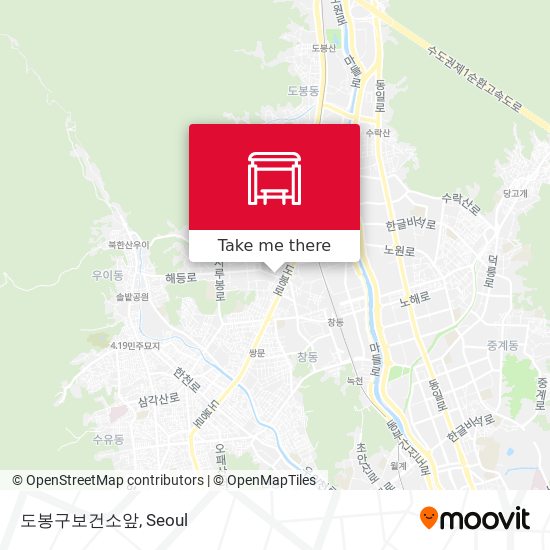 도봉구보건소앞 map