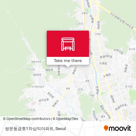 쌍문동금호1차삼익아파트 map