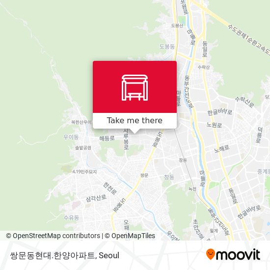 쌍문동현대.한양아파트 map