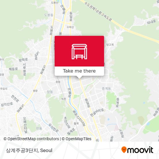 상계주공3단지 map