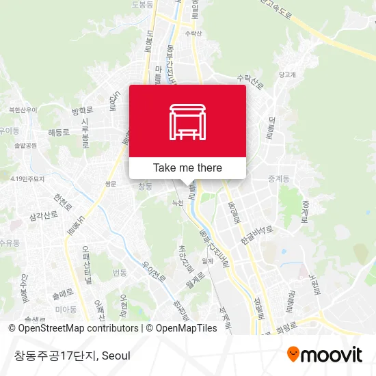 창동주공17단지 map