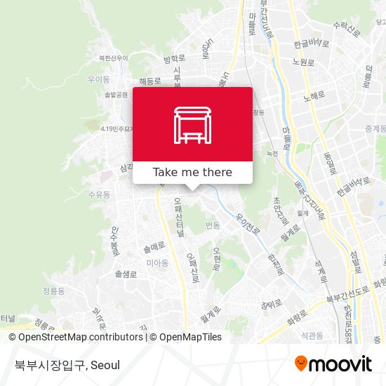 북부시장입구 map