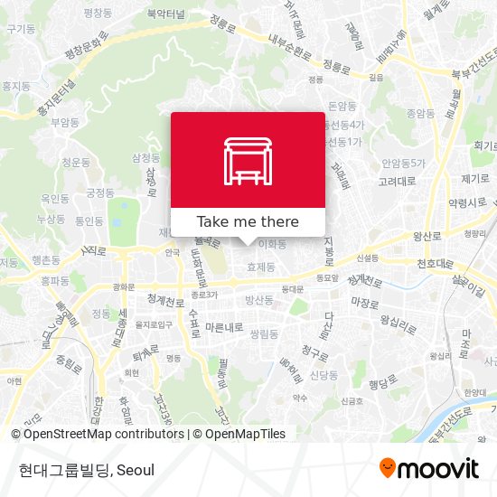 현대그룹빌딩 map