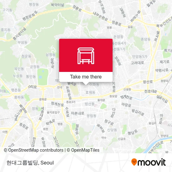 현대그룹빌딩 map