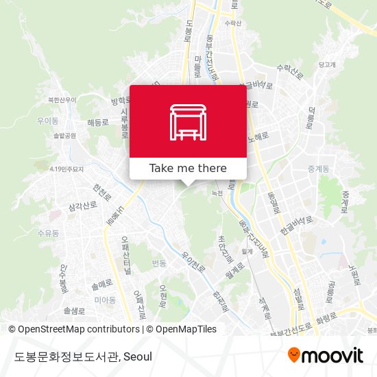 도봉문화정보도서관 map