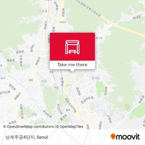 상계주공4단지 map