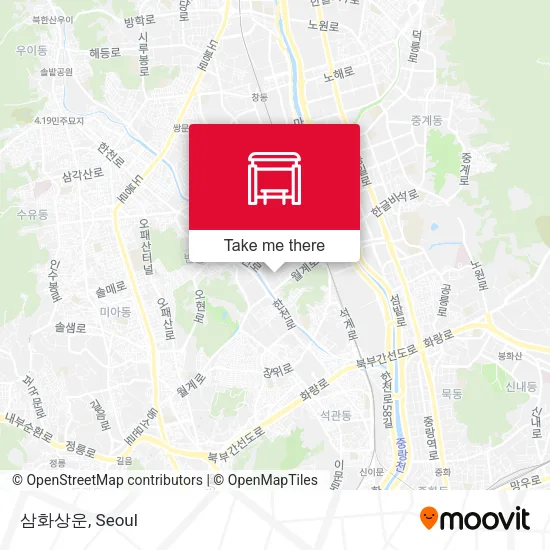 삼화상운 map