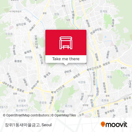 장위1동새마을금고 map