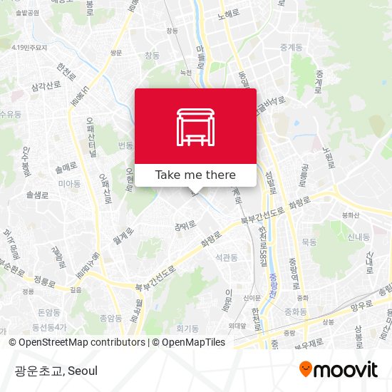 광운초교 map