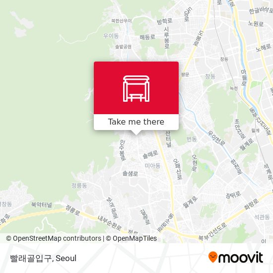 빨래골입구 map