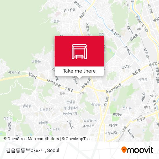 길음동동부아파트 map