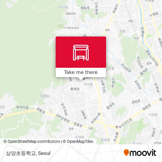 삼양초등학교 map