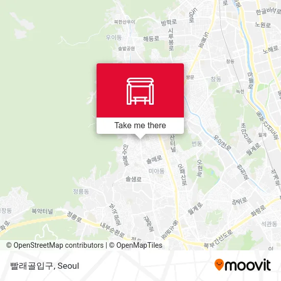 빨래골입구 map