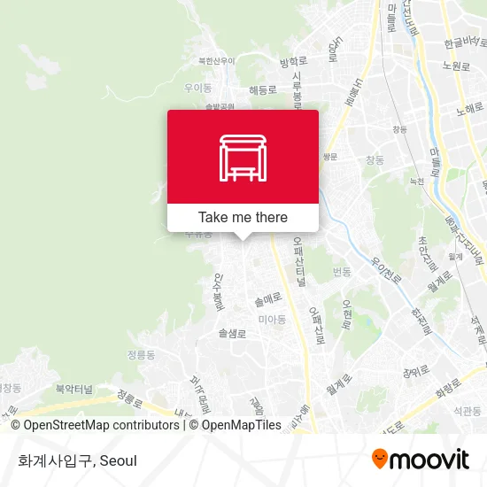 화계사입구 map
