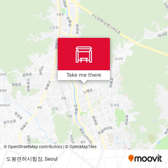 도봉면허시험장 map