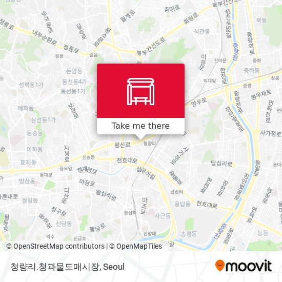 청량리.청과물도매시장 map