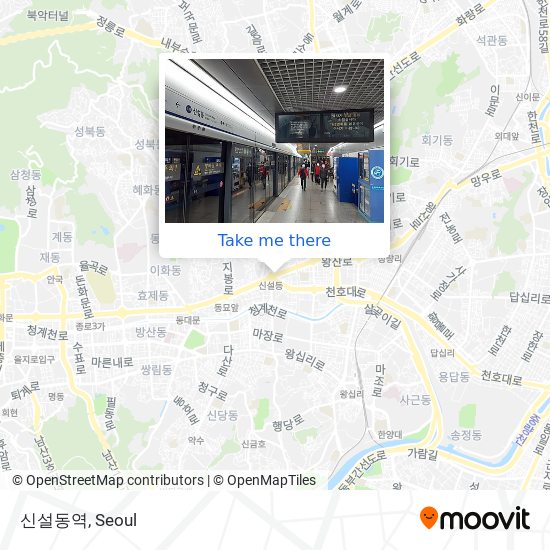 신설동역 map