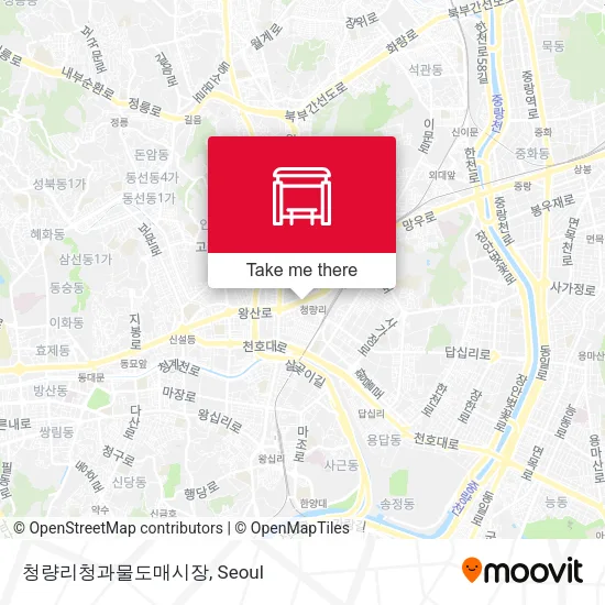 청량리청과물도매시장 map