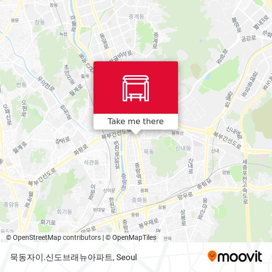 묵동자이.신도브래뉴아파트 map