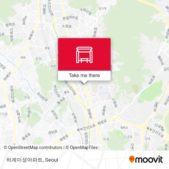 하계미성아파트 map