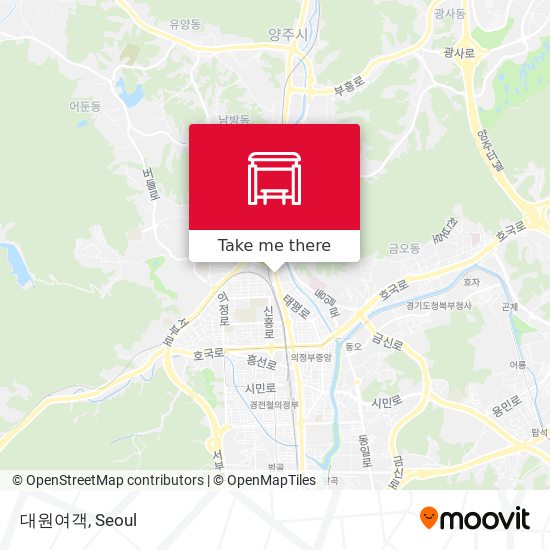 대원여객 map