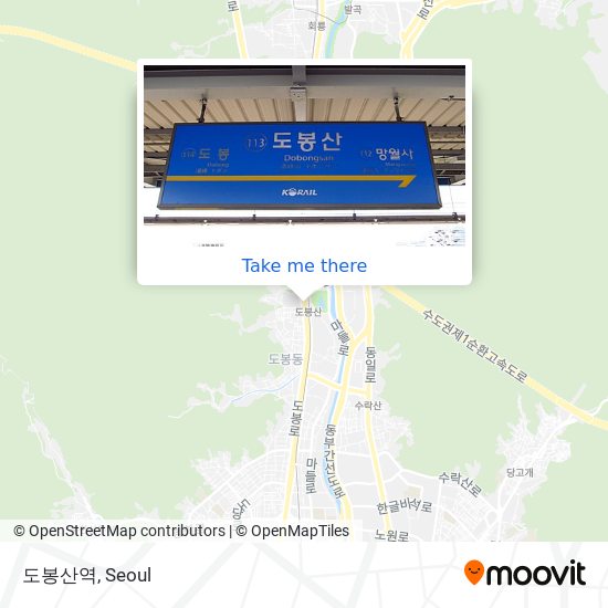 도봉산역 map