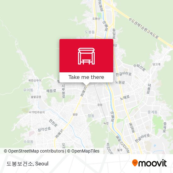도봉보건소 map