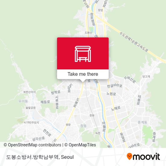 도봉소방서.방학남부역 map