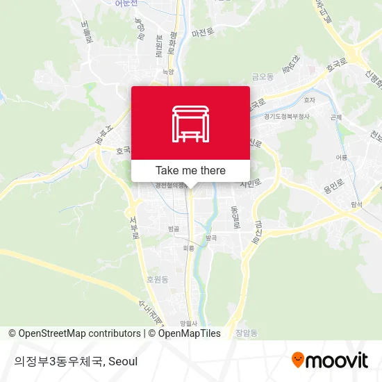 의정부3동우체국 map