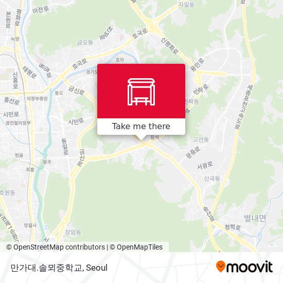 만가대.솔뫼중학교 map