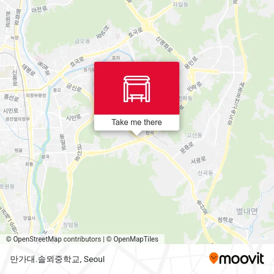 만가대.솔뫼중학교 map