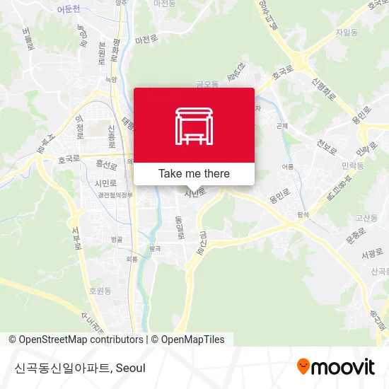 신곡동신일아파트 map