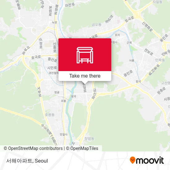서해아파트 map