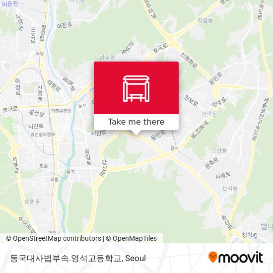 동국대사법부속.영석고등학교 map
