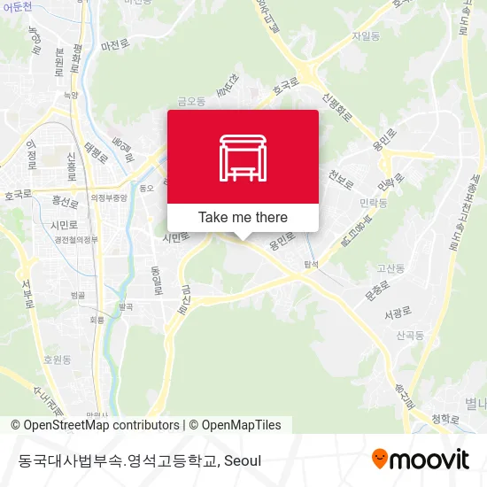 동국대사법부속.영석고등학교 map