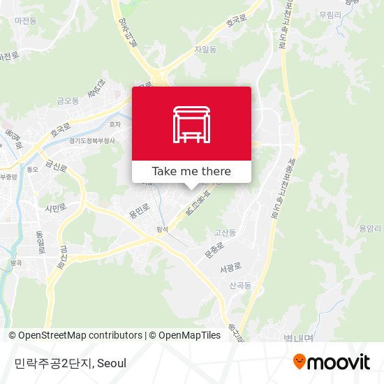 민락주공2단지 map