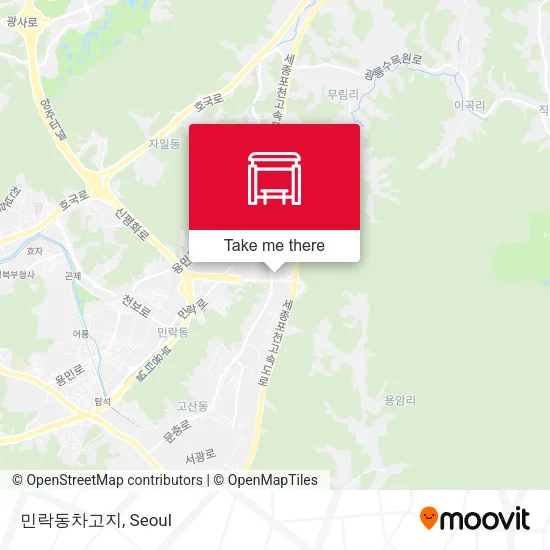 민락동차고지 map